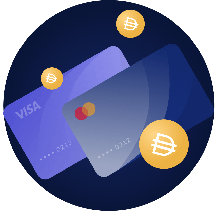 Buy DAI Visa or Mastercard Are Accepted on Switchere