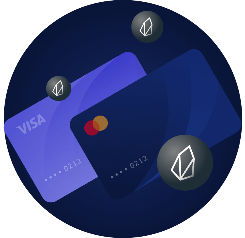 EOS kaufen mit Kreditkarte (VISA oder Mastercard): Alle Transaktionen sind PCI-zertifiziert